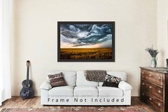 Storm Clouds Photography Print Stormy Sky Picture Colorado Photo Western Decor
