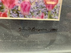 Framed Color Matted Photo Claude Monet’s Home Signed Nick Brown 1994