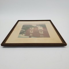 Antique Signed Wallace Nutting Colored Photo «Doctor’s Door» Larkin-Rice House