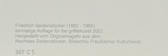 Friedrich Seidenstücker, surface-mounted, Berlin, 1928, photograph from estate