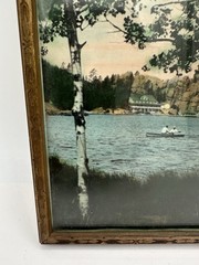 Vintage Wallace Nutting RARE Hand Painted PHOTO PRINT Circa EARLY 20TH Century