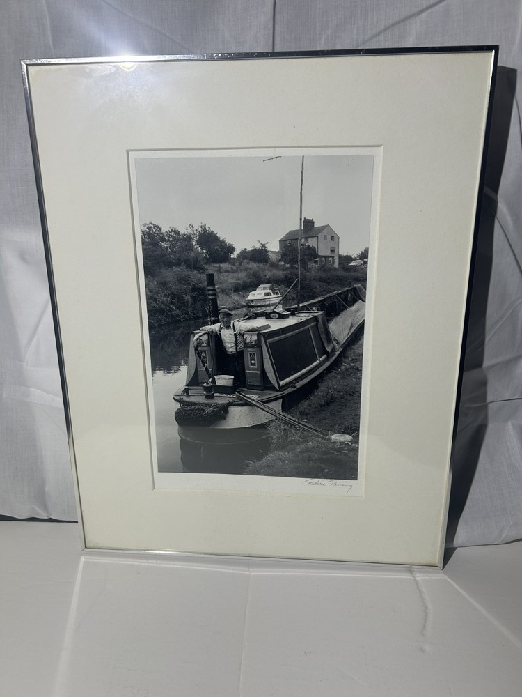 Frederic Fleming Signed 1980 B&W Gelatin Silver Print – Bridgewater Canal