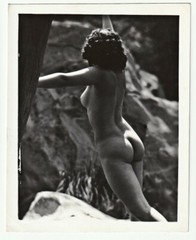 1927 Original EDWIN BOWER HESSER Female Nude Butt Art Deco Silver Gelatin Photo