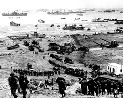 New World War II Photo: Build-up of Omaha Beach after Normandy, D-Day – 6 Sizes!
