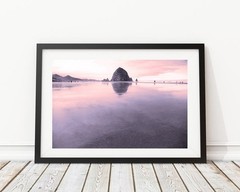 Cannon Beach Haystack Rock Oregon Beach Ocean Photography Print