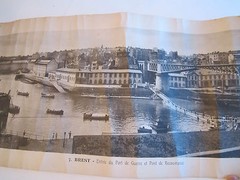 3 OLD FRENCH PHOTOGRAPHS – FRANCE – HEAVY PAPER – 24″ X 9″ – TUB RH-7