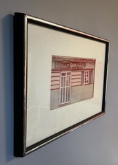 MCM Refrescos Casa Rex Photograph Signed Original Black & Silver Frame & Poem