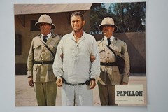 Photo Cinema Lobby Cards Papillon 22X28 Cm 1970 Steve McQueen