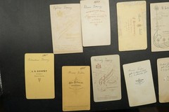 Photo Bundle Lot CDV KAB Dresden Saxony Eisenach Model Woman Man Child Name Old