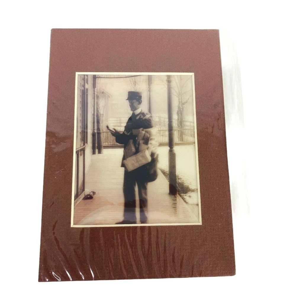 The Postman Circa 1901 Stereoview 3-d Photo Reprint Stereographic Arts Canada