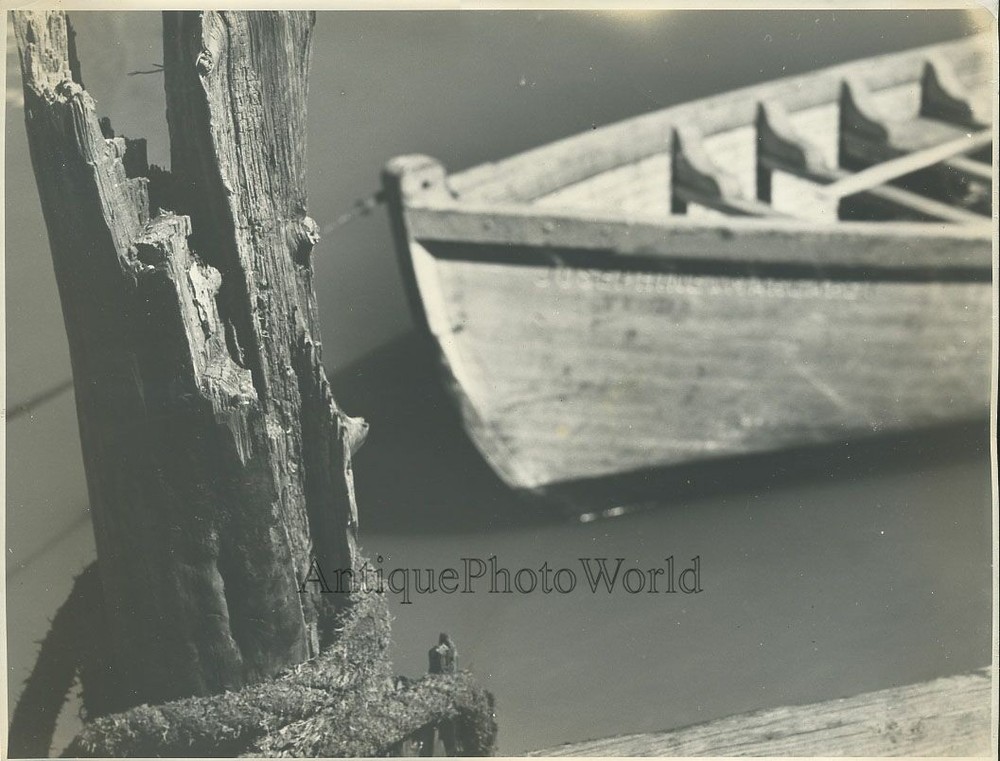 Boat abstract vintage art photo