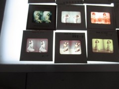 Vintage 1940’s 35 Female Pin-up Slides 35mm Single Slide Stereooptic cl