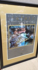 SIGNED Lithochrome Print MYSTIC WATERS Michael Fatali 21.5″x29″ Frame NICE!