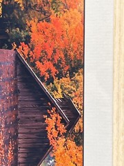 Joseph A Barnett Signed Framed Photo Photographer Kennebunk Maine Barn
