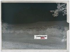 Landscape, Village, Old Photo Glass Plate, Black & White Negative, 9×12 Cm