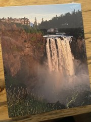 Snoqualmie falls on canvas from the Dream Catcher Photography Collection