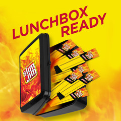 Slim Jim Smoked Meat Sticks, Spicy Flavor, 6g Protein Per Serving 0.28 oz.26 CT