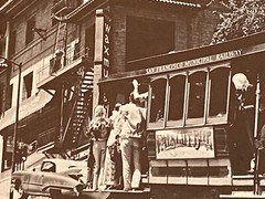 Historic 11×14 B&W Photo, Cable Car At Chinatown , San Francisco By Royce Vaughn