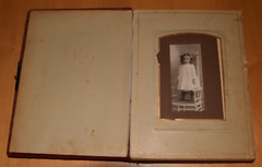 Album of 26 CDV Photos Album Red Velvet Photo Album Pre 1920