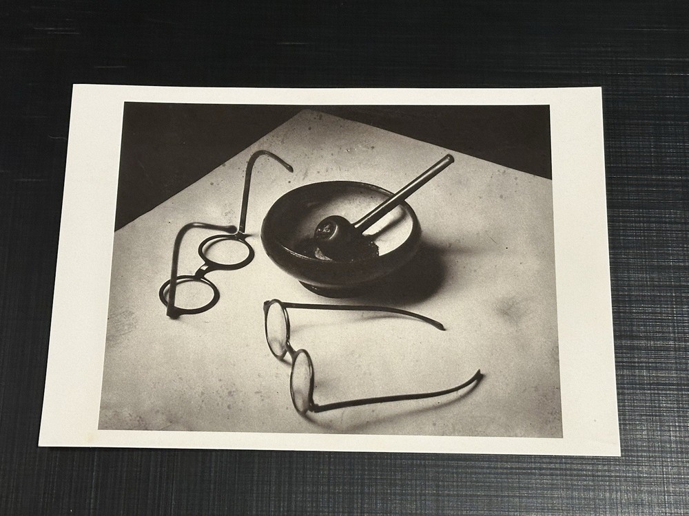 André Kertész’s 1926 MONDRIAN’S GLASSES & PIPE Photo Card HAWKINS ART GALLERY