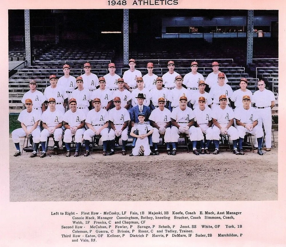 1948-a’s-color 8×10 Colorized Print-FREE SHIPPING