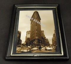 Antique Photo of New York’s Iconic Landmark Flat Iron Building