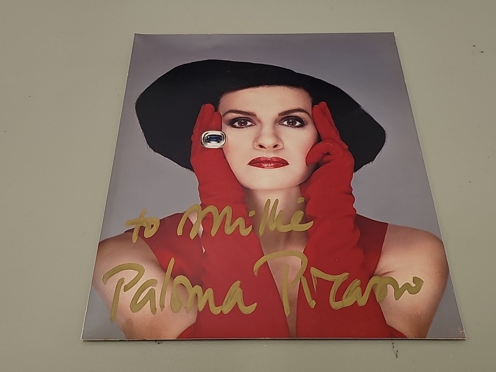 Signed PALOMA PICASSO Photograph PALOMA PICASSO Signed Photo Glossy 8 x 10