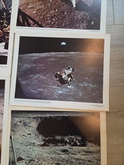 Collectible NASA 2 Prints Of Apollo8, 9, 10, 11 Moon 11” X 14”, 19 Total Prints
