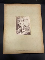 Curiosa Albumen Photograph Engraving François Boucher A. Calavas Paris 1875
