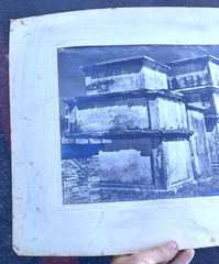 Otto John Gaul Signed Temple of the Frescoes Tulum Mexico Cyanotype Photograph