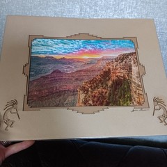 JAMES THOMSON Photograph Grand Canyon Sunrise South Rim-Matted & Signed Sealed