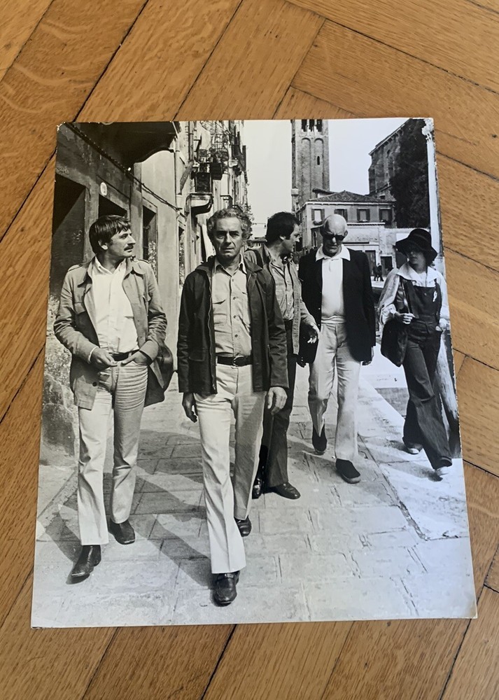 1972 Michelangelo ANTONIONI and Bernardo Bertolucci *Photograph B/W 30 X 24 Cm