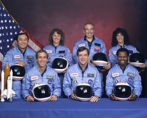 New NASA Photo: Final Crew of the Space Shuttle Challenger – 6 Sizes!