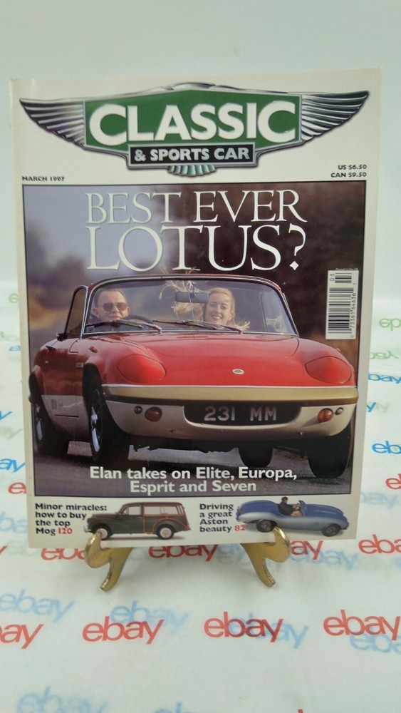 Classic And Sportscar Magazine MARCH. 1997 LOTUS