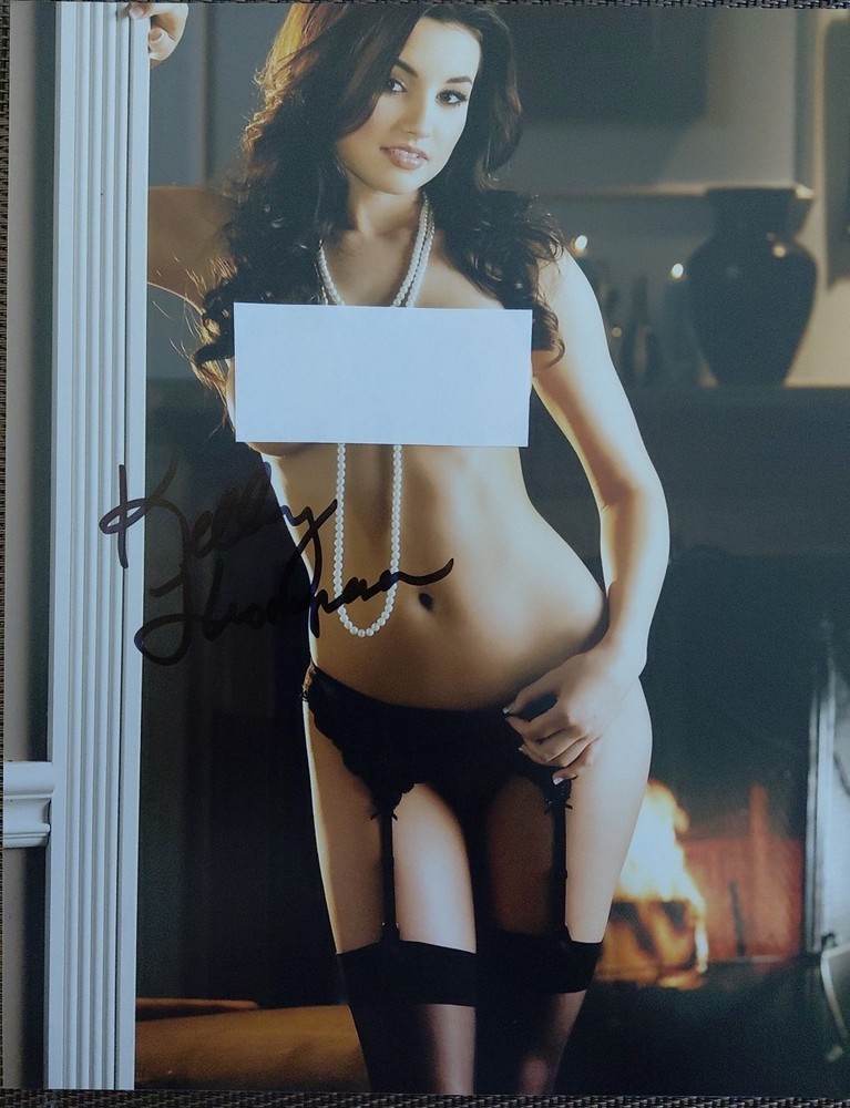 Kelly Thompson Playboy Playmate Model Hand Signed 8X10 Autograph COA