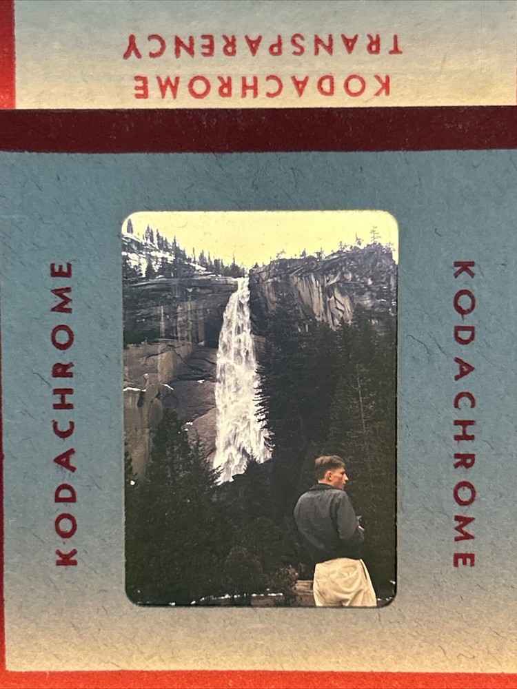 Kodachrome Red Border Lot Of 40 1950’s Camping Trip Flowers 35mm Color Slides