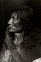 1972 Original Edward Curtis Assiniboin Mosquito Hawk Art Photo Gravure