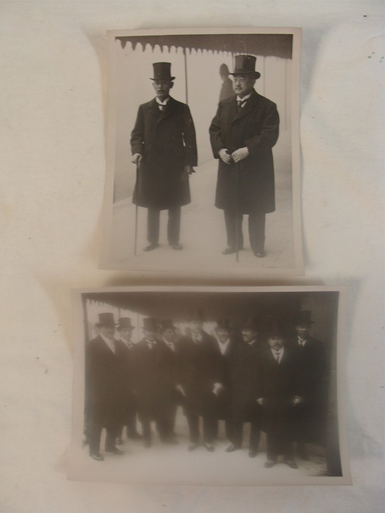 2 Original 1930 Five Power Naval Convention London Photographs