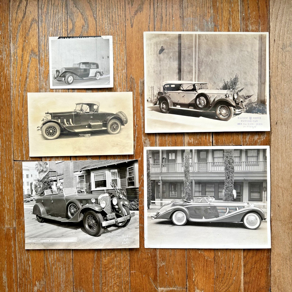 MERCEDES-BENZ 1924 Roadster 1928 SS – 630K – SERGE MDIVANI 1937 540K 8×10 LOT