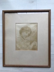 RARE Photograph Drawing photogravure Demachy French Pictorialism Seurat old rare