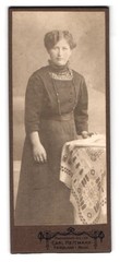 Photograph Carl Heilmann, Friedland I. Meckl., Kaiserstrasse 27, young lady with