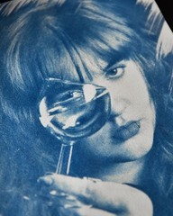 Cyanotype – Original Handmade Fine Art Photo – Abstract Portrait – Adam’s Lilith
