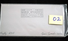 Stereoview by Boris Starosta – BETTY A310 original work Nude 3D signed 2007 #02