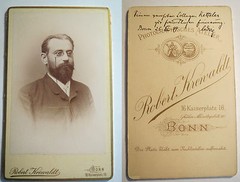 Bonn – 1889 – probably Professor Ludwig? as a man portrait/CDV