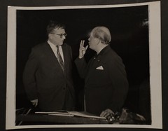 Shostakovich and Eugene Ormandy 8×10 b/w 1962