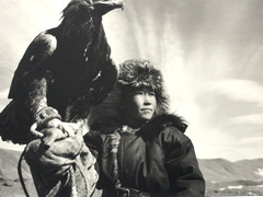 Tibetan Falconer-Archival Digital Pigment Print Photograph-80s-Mark Bugzester