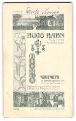 Photograph Hugo Hahn, Vienna, Mariahilferstr. 105, View Vienna, Entrance Area