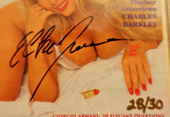 ELKE JEINSEN AUTOGRAPH Signed 1995 Playboy LE GOLD VARIANT #28/30 Model