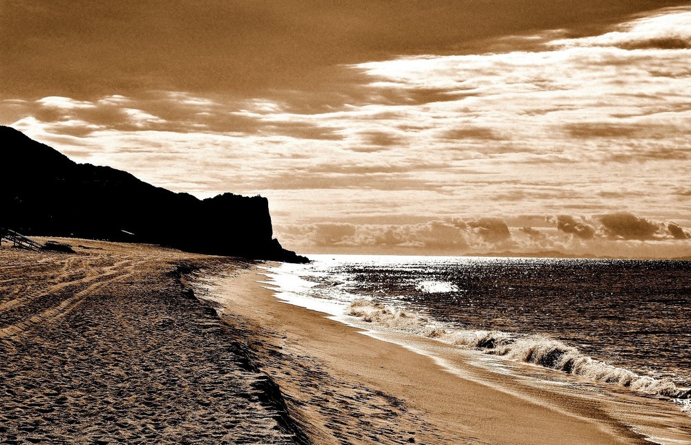 Point Dume,Ca.24″x36″x1.5″ Canvas on wood frame landscape by D M Haub.