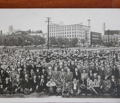 United Mine Workers UNION Photograph JOHN L. LEWIS UMWA Vtg 40s Panoramic View